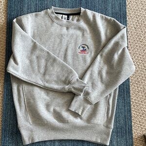 Pebble Beach Light Gray Crewneck Sweatshirt